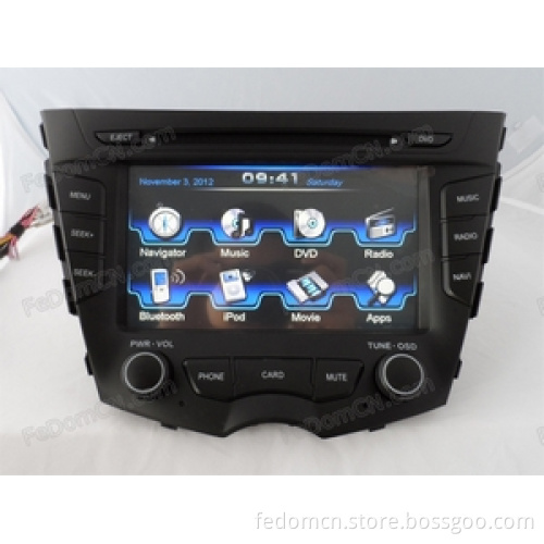 Radio DVD GPS Navigation Stereo Autoradio Headunit for Hyundai Veloster (I7116HV)